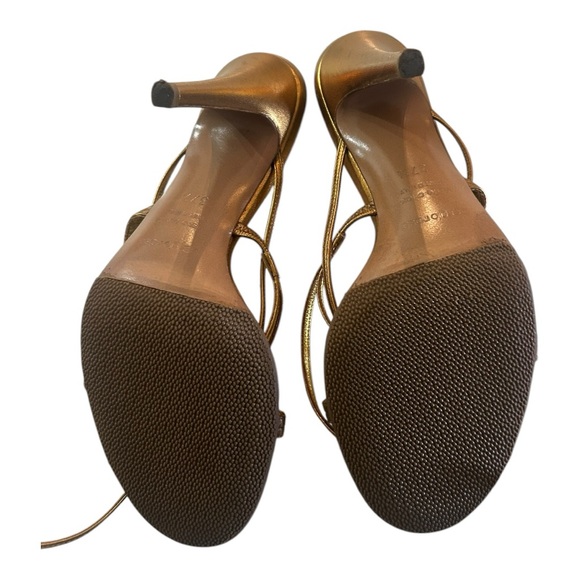 Sergio Rossi Gold Heels - Picture 7 of 7